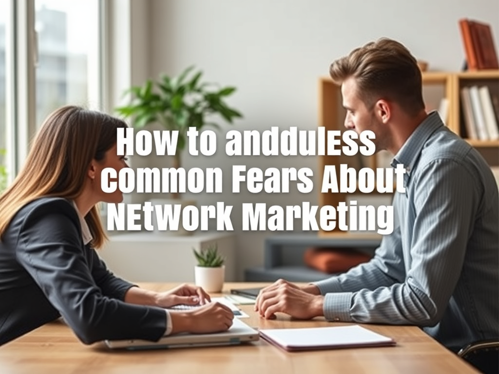 how to address common fears about network marketing